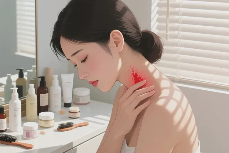 女性脖子上经常起湿疹能治愈吗(图1)