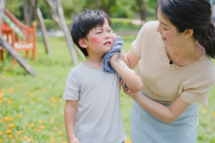 孩子脸上偶尔长湿疹能不能治愈(图3)