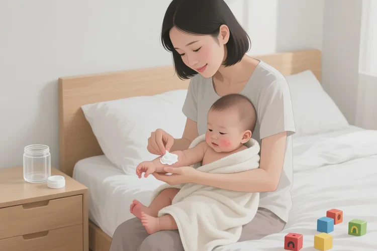 婴幼儿手臂经常长湿疹能不能治愈(图1)