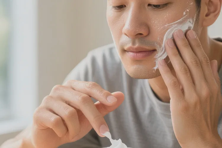 男生面部偶尔长湿疹能治愈吗(图2)