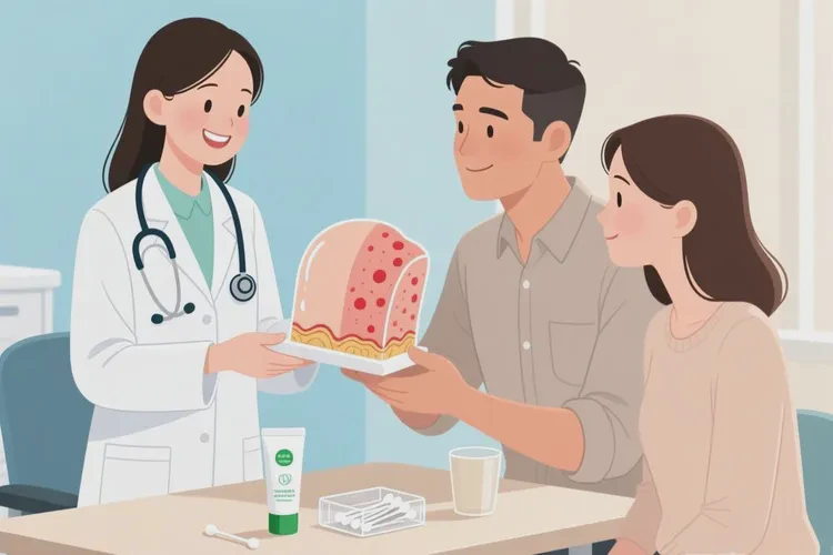 新生儿大腿上出现湿疹能治愈吗(图2)