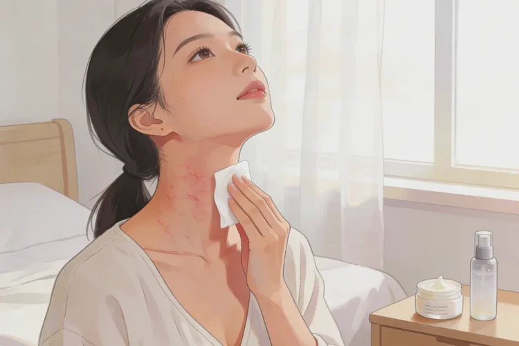 女生脖子上经常长湿疹能治愈吗(图2)