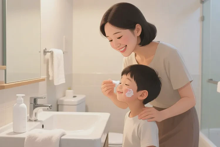 小学生面部出现湿疹能治愈吗(图1)