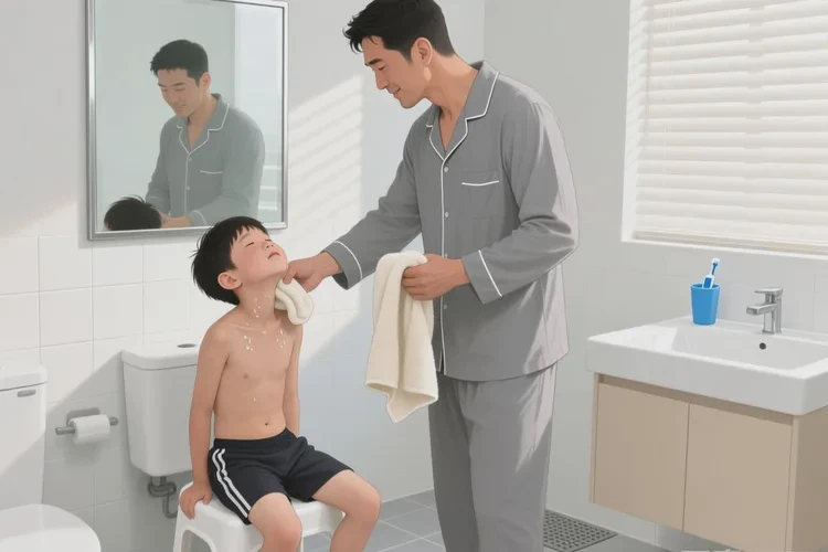 小学生脖子上偶尔长湿疹能治愈吗(图2)