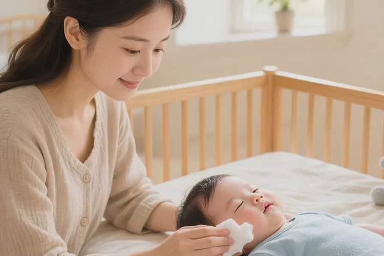 宝宝脖子上容易长湿疹能不能治愈(图1)