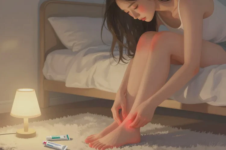 女人脚上经常长湿疹能治愈吗(图1)