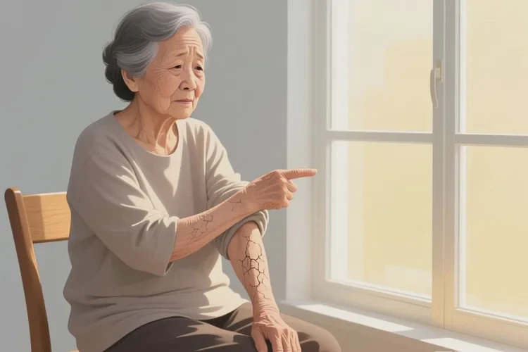 高龄老人手臂上经常起湿疹能治愈吗(图1)