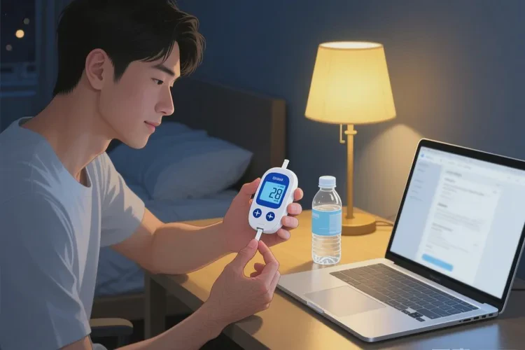 28岁晚上血糖12点2是怎么回事(图1)