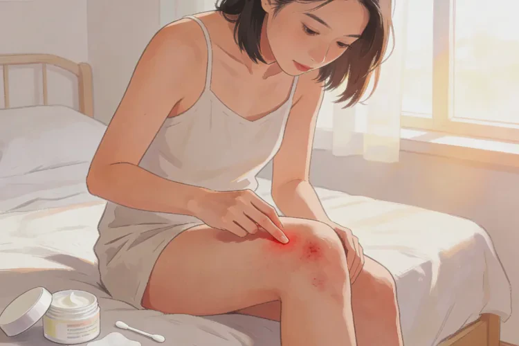 哺乳期妈妈大腿出现湿疹能治愈吗(图1)