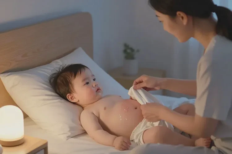 小儿肚子上容易长湿疹能治愈吗(图1)