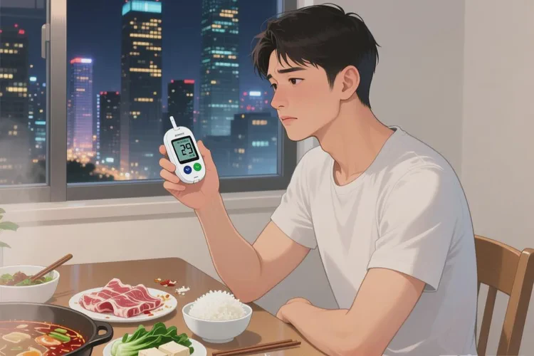 29岁晚餐血糖7.9是怎么回事(图1)