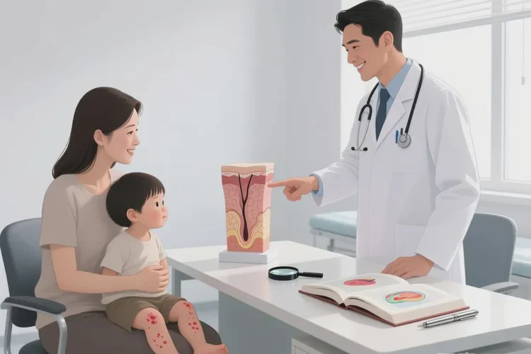 小孩四肢起湿疹能不能治愈(图2)