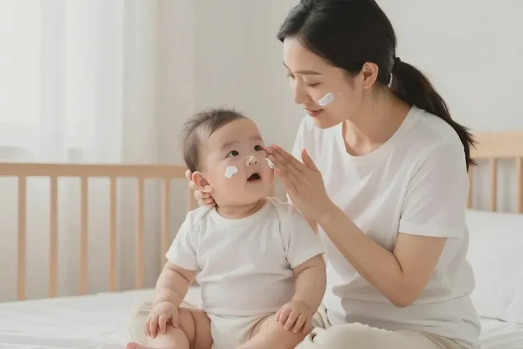 幼儿脸上起湿疹能治愈吗(图1)