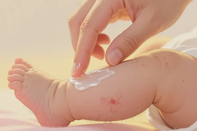 幼儿屁股长湿疹能治愈吗(图1)