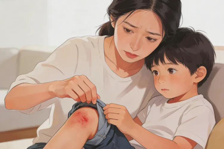 小学生小腿上偶尔起湿疹能治愈吗(图1)