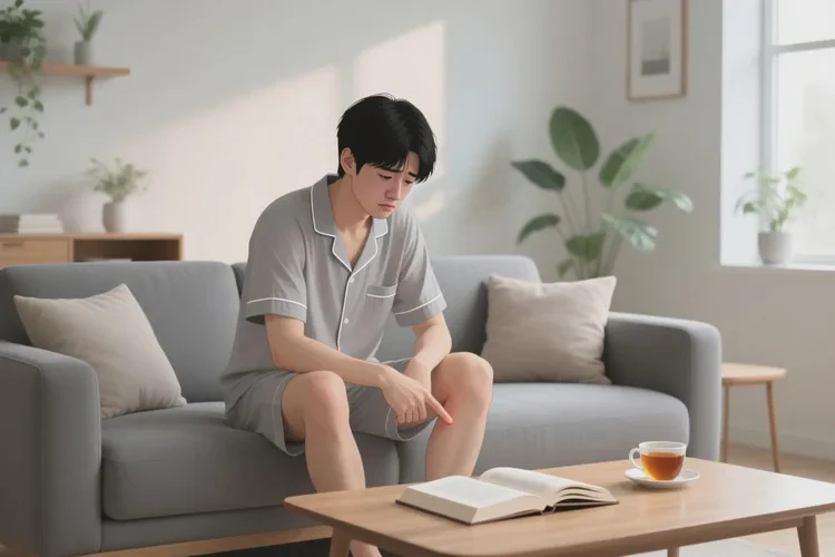 男人大腿偶尔起湿疹能治愈吗(图1)