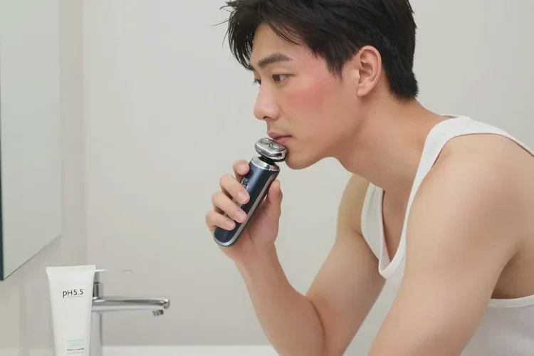 男性面部偶尔长湿疹能治愈吗(图1)