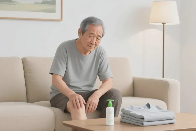 老年人大腿经常起湿疹能治愈吗(图1)