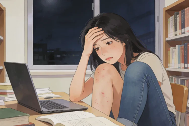 大学生小腿上偶尔起湿疹能治愈吗(图1)