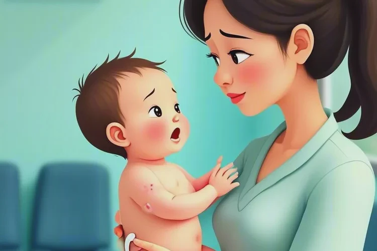 幼儿屁股上有湿疹能治愈吗(图1)