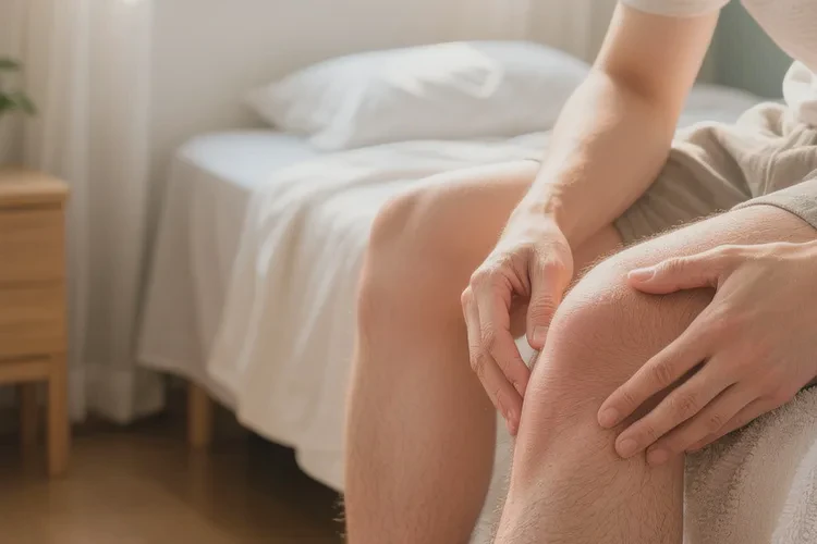 男人大腿上容易起湿疹能治愈吗(图1)