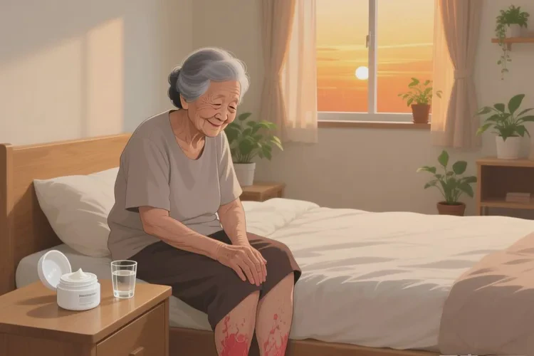 高龄老人小腿容易长湿疹能治愈吗(图1)