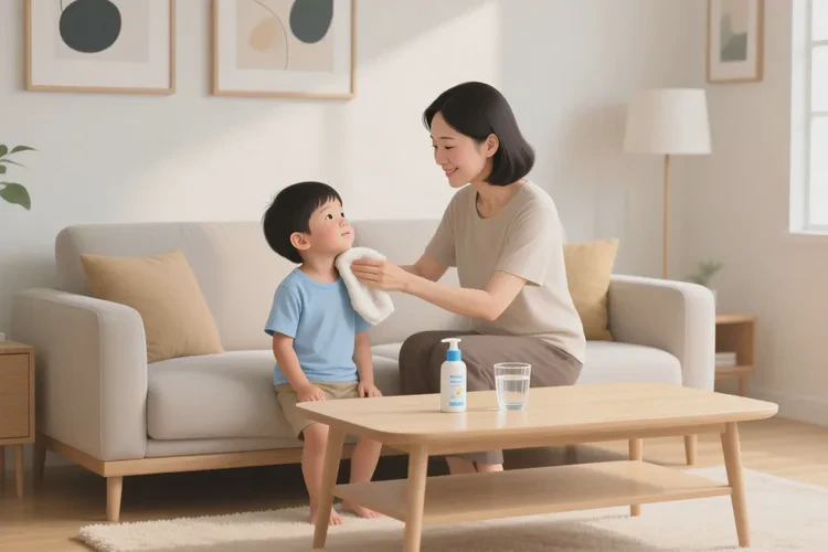 小孩脖子上偶尔长湿疹能不能治愈(图1)