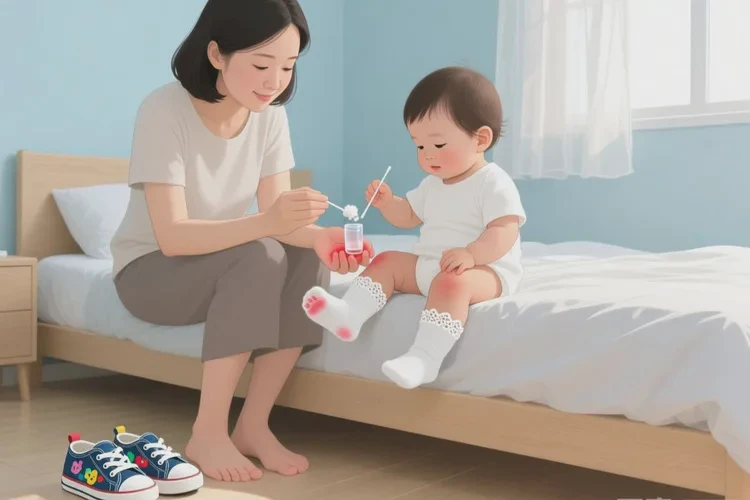 幼儿脚上容易长湿疹能治愈吗(图1)
