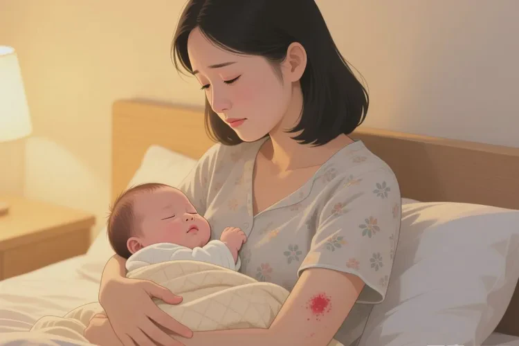 哺乳期妈妈全身偶尔长湿疹能治愈吗(图1)