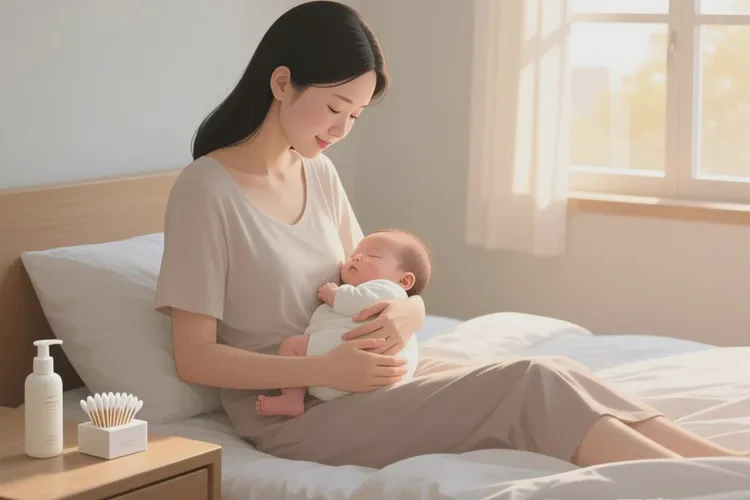 哺乳期妈妈肚子长湿疹能治愈吗(图1)