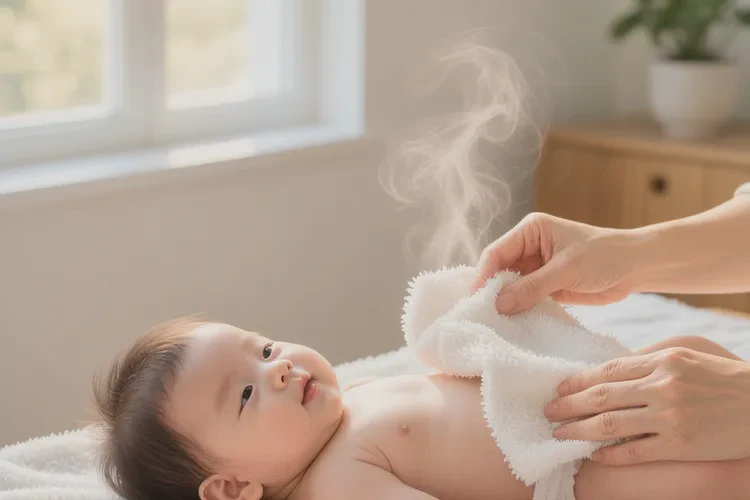 小儿屁股上偶尔长湿疹能治愈吗(图1)