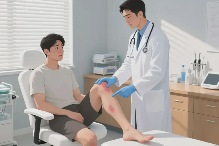 男性小腿上出现湿疹能治愈吗(图2)