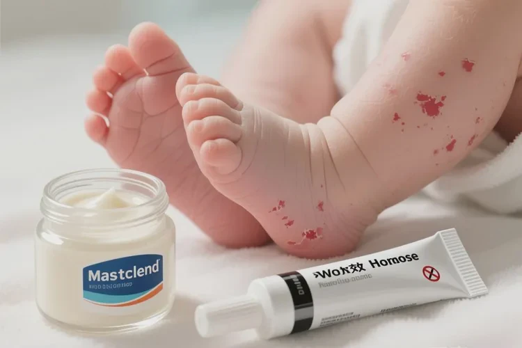 新生儿脚上出湿疹能治愈吗(图2)