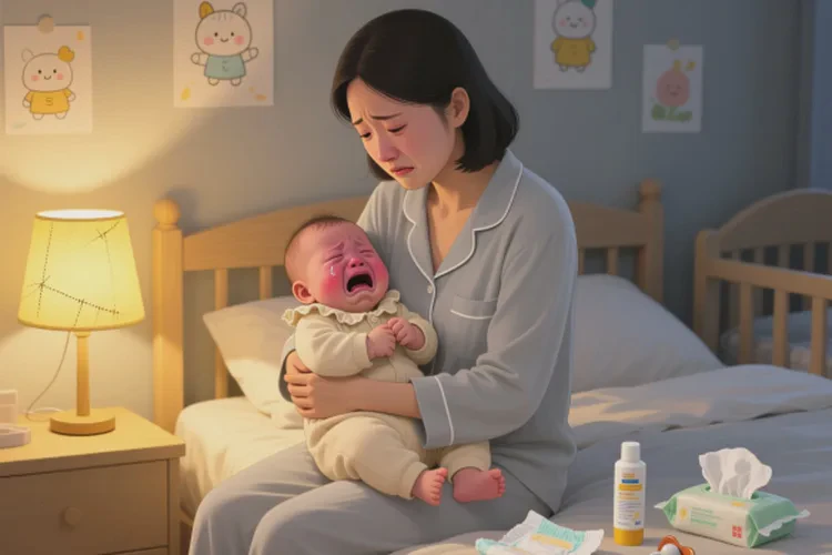 婴幼儿屁股上容易起湿疹能不能治愈(图1)