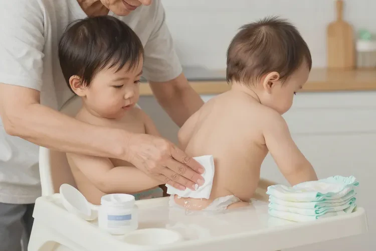 幼儿屁股上偶尔起湿疹能治愈吗(图3)