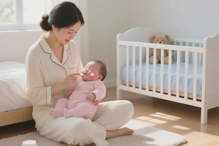 新生儿脸上偶尔起湿疹能治愈吗(图1)