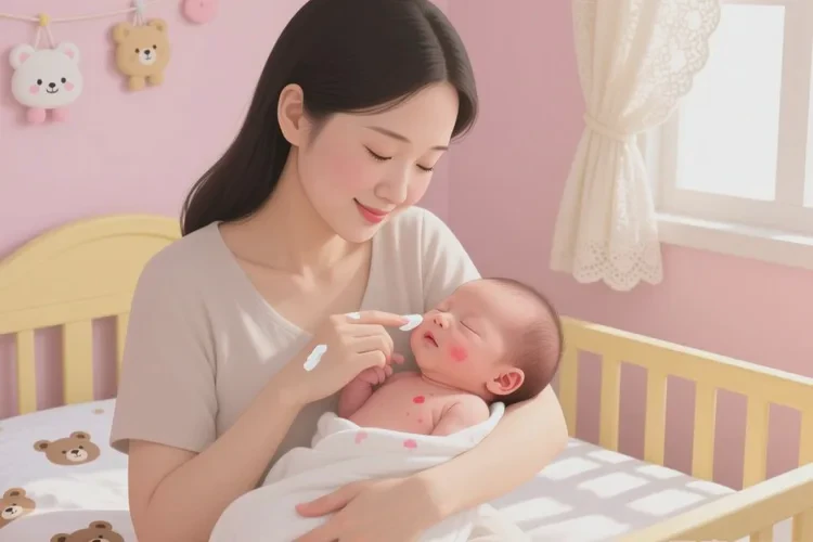 新生儿脖子出现湿疹能治愈吗(图1)