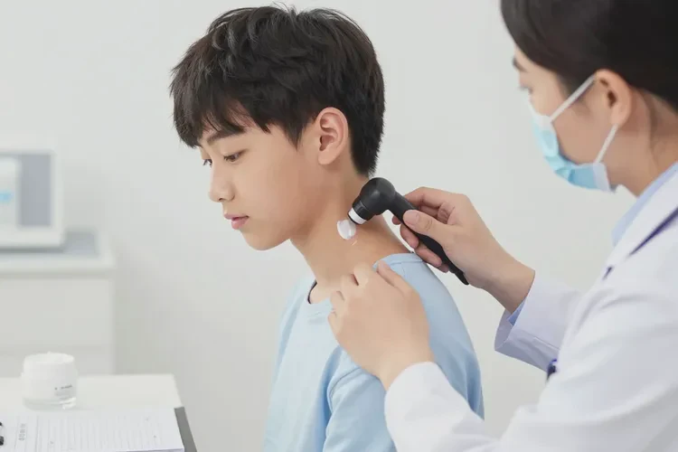 青少年脖子上容易起湿疹能治愈吗(图1)