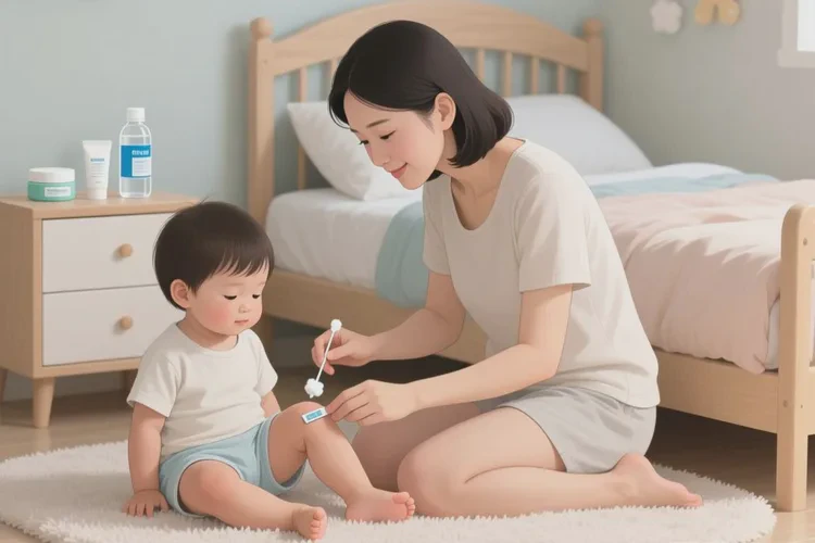 小儿大腿有湿疹能治愈吗(图1)