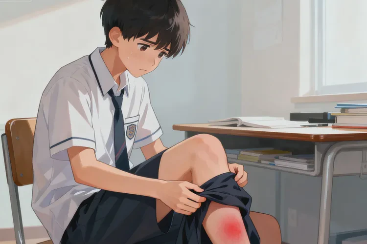 中学生小腿长湿疹能治愈吗(图1)