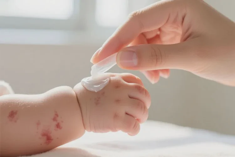 婴幼儿手上容易长湿疹能不能治愈(图1)