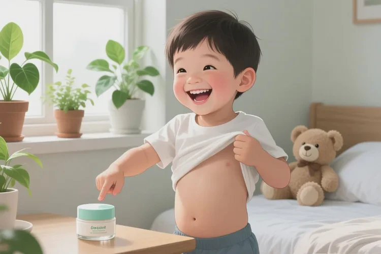 小孩肚子上有湿疹能不能治愈(图4)