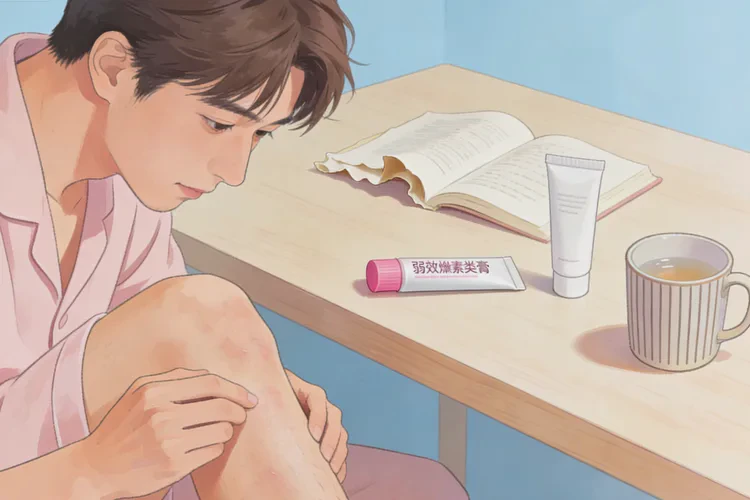 男生小腿上偶尔起湿疹能治愈吗(图4)