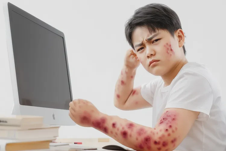 青少年手臂上经常长湿疹能治愈吗(图1)