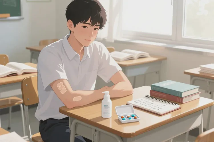 大学生手臂上起湿疹能治愈吗(图2)