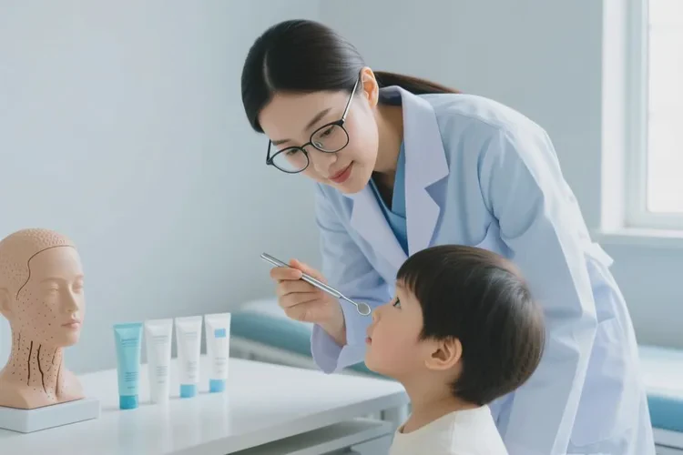 孩子脸上出现湿疹能不能治愈(图3)