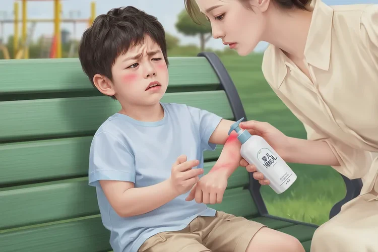 小儿大腿上容易起湿疹能治愈吗(图1)