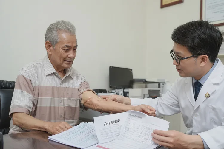 高龄老人手臂上出湿疹能治愈吗(图3)