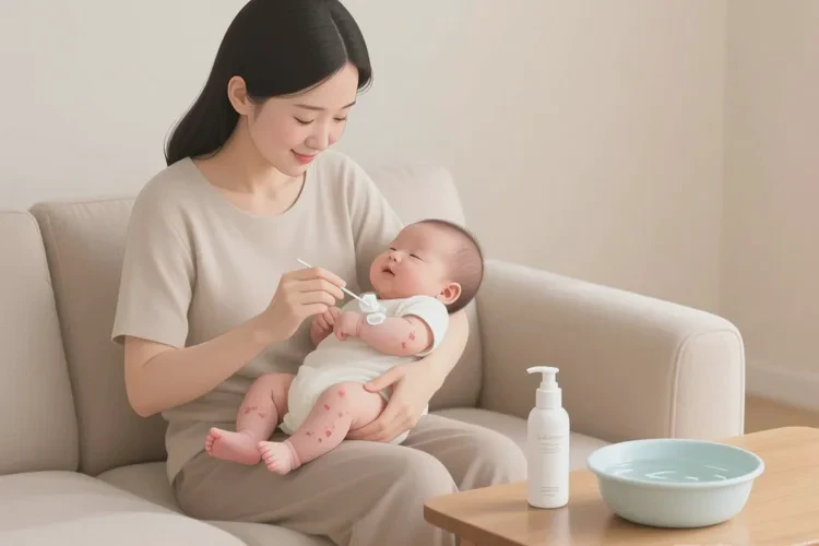 新生儿四肢出现湿疹能治愈吗(图1)