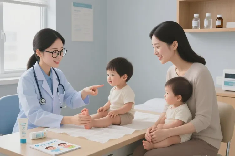 小儿脚上容易长湿疹能治愈吗(图4)